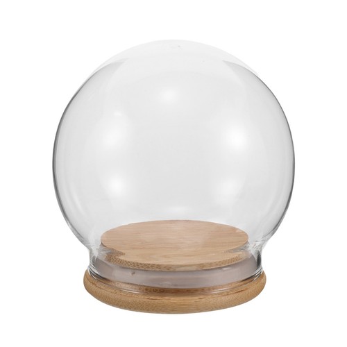 Farmhouse glass cloche snow - farmhouse,
