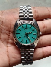 HAND WINDING VINTAGE HMT KOHINOOR TIFFANY BLUE Turquoise DIAL WATCH FOR MENS