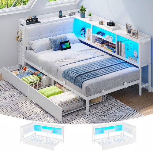 Single bed frame with - single,