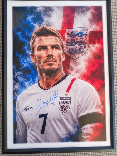 Framed glossy print david - a4,