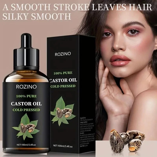 Rozino castor oil hair growth - castor,