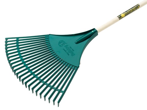 Bulldog plastic leaf rake - plastic,