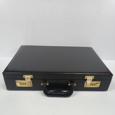 Vintage Black Faux Leather