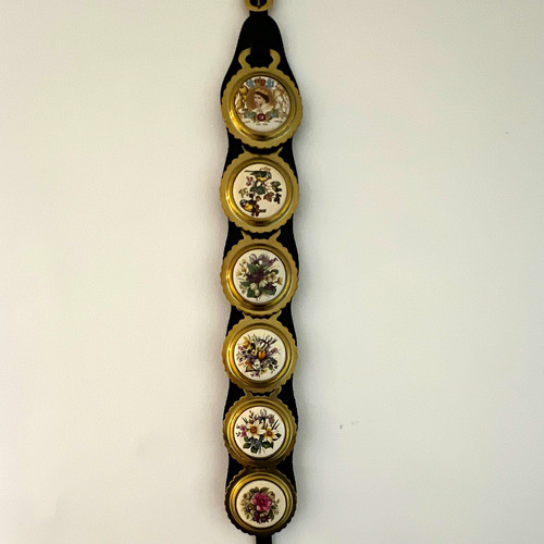 Vintage horse brass martingale - vintage,