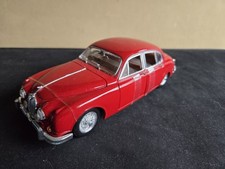 Bburago Jaguar Mark II 3.8 Red 1959 Tan Interior Gold Collection Unboxed 1:18