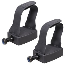 Stationary Recumbent Bike Pedals Replacement Exercise Bike Pedals with Strap