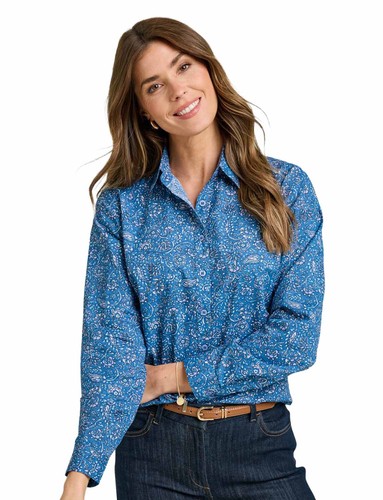 Ladies cotton blouse shirt - ladies,