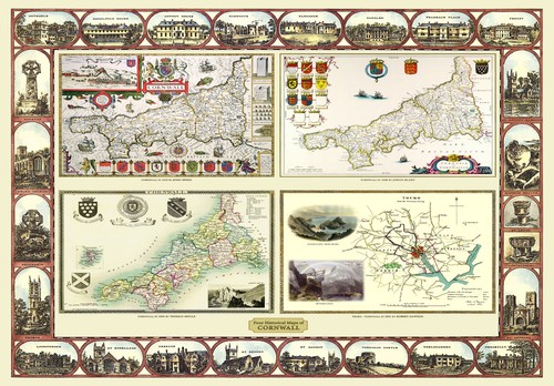 Historical jigsaw cornwall - historical, of