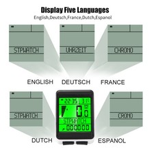 Wireless Bike Odometer Stable Function Waterproof Velometer For Mountain HHHL