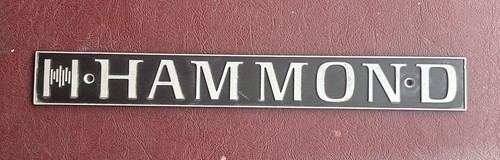Hammond organ name badge 2 - organ, badge.