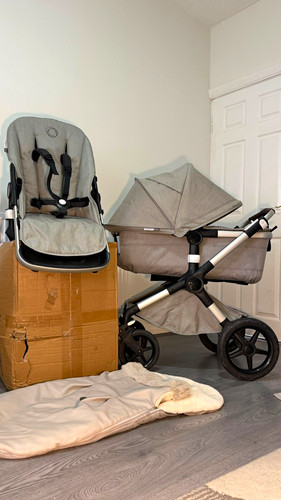 Bugaboo fox grey pram - bugaboo,