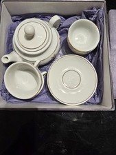 1 Set of Mini Tea Pot Model Adornment Kids Mini House Toy Delicate Photo Props