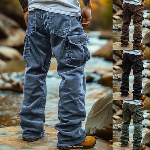 Mens corduroy cargo combat - cargo,