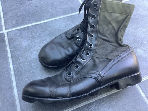 Vintage military jungle boots - vintage,