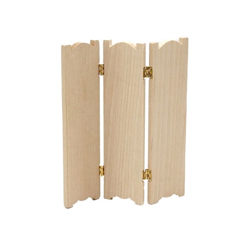 Dolls house fold - bare, wood