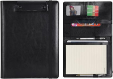 A5 Faux Leather Clipboard
