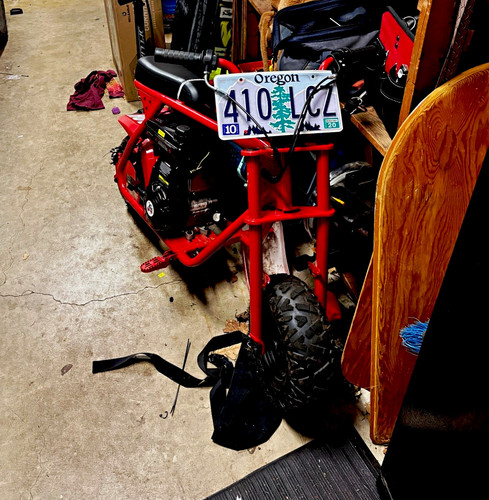 Red black 196cc stroke mini - 196cc,