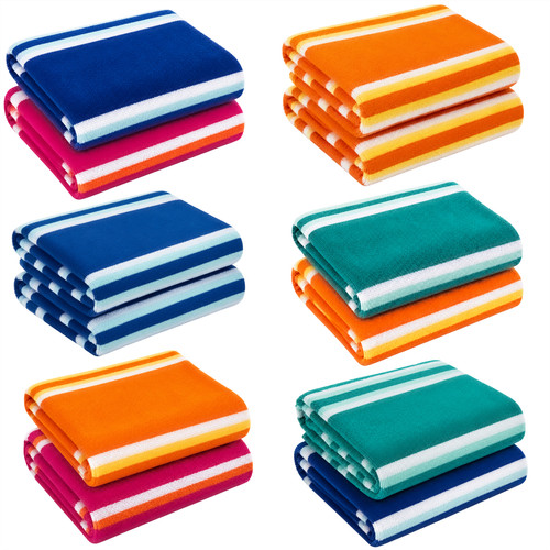Stripe beach towels - stripe,