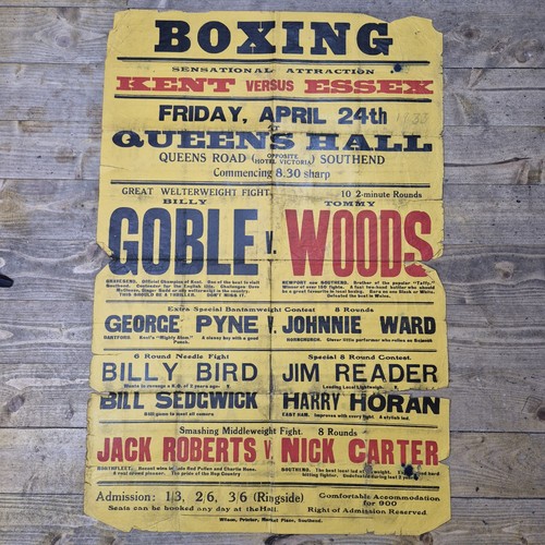 Boxing vintage bill - boxing,