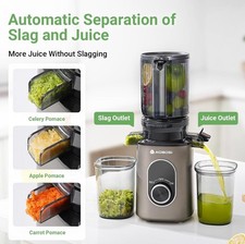 AAOBOSI Masticating Slow Juicer - 110 mm opening - Brand New Sealed 