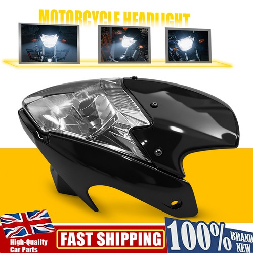 Headlight with top fairing - headlight,