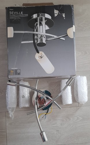 Next chrome seville light - chrome,