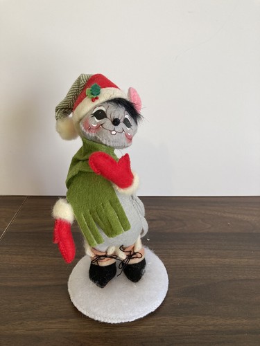 Annalee xmas alpine mouse - annalee, gray