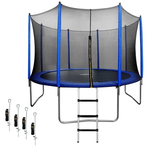 Outdoor trampoline with safety - outdoor,