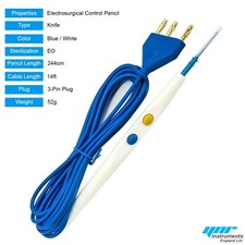 Electrosurgical Pencil Cautery Pencil Diathermy Electro ESU Disposable Pencils