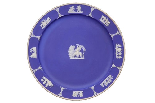 Wedgwood plate blue jasper - wedgwood,