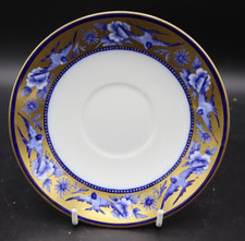 Shelley Late Foley Blue Swallow  Saucer