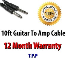 10ft Guitar To Amp Cable Lead