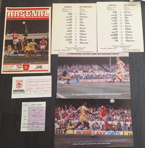 Arsenal nottingham forest - v,