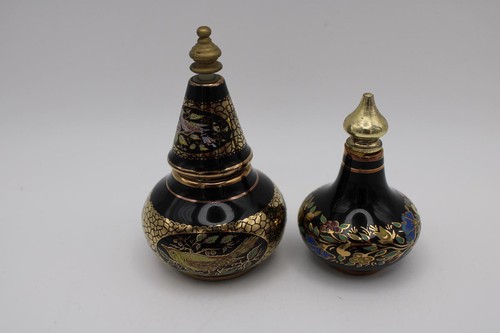 Vintage greek ceramic perfume - ceramic,