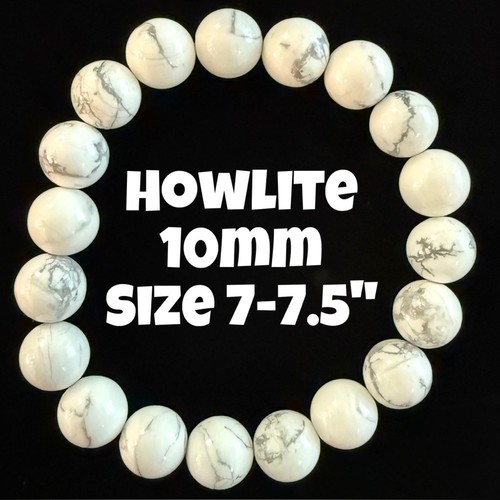 Authentic howlite 10mm - authentic,
