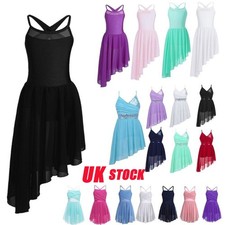 UK Kids Girls Dance Dress