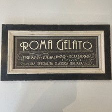 Wooden Vintage Advertising