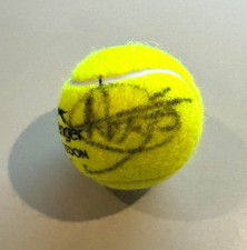 Novak Djokovic Signed Tennis Ball with Certificate of Authenticity (COA)