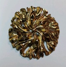 Vintage Scarf Clip Gold Tone