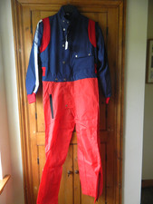 MOTORCYCLE TRIALS VINTAGE ONE PIECE SUIT SMALL QUAD 70's NYLON LOWER