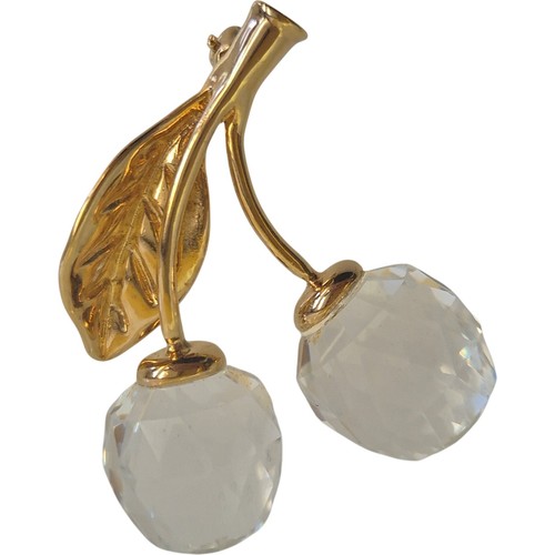 Swarovski gold tone crystal - swarovski,
