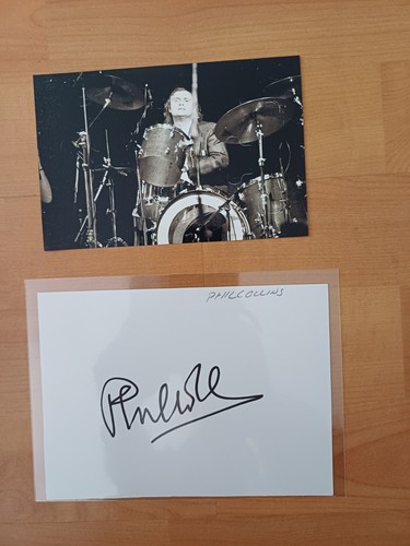 Phil collins signed - phil, signed.