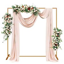 3x3m Wedding Stand Flower Rack Arch Iron Party Door Garden Metal Prop Decor UK