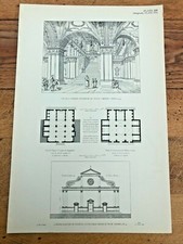1928 print - edifices de rome