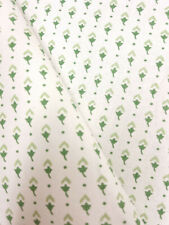 Green & White Spotty Fabric