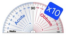 Helix protractor clear - helix,
