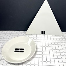 Vintage Dudson Triangle Plate and Bowl 1800-2000 England