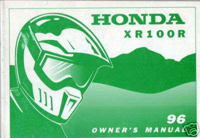 1996 honda motorcycle - 1996, xr100r