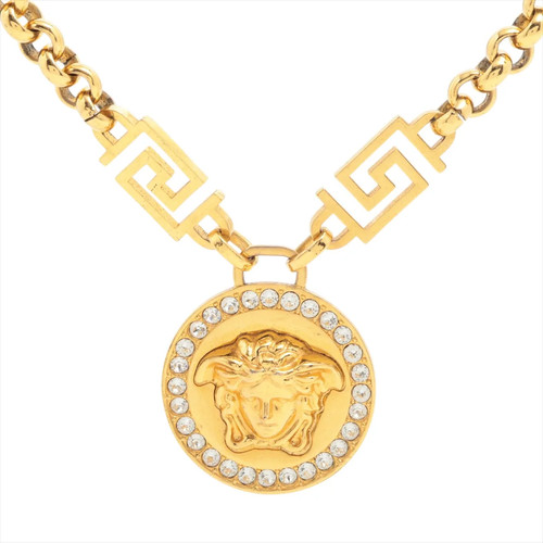 Versace medusa greca necklace - versace,