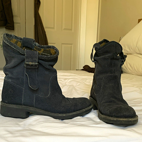 Women blue suede ankle - women’s,